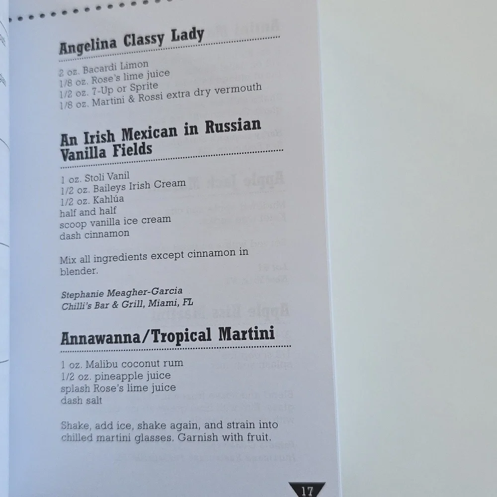 Bartender Book - The Ultimate Little Martini Book